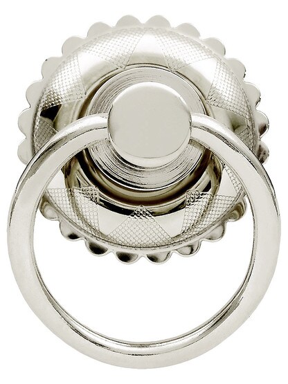Eastlake Round Ring Pull in Polished Nickel